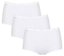 Sloggi Womens Basic 3 Pack Maxi Knickers - White