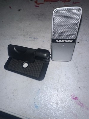 Samson Go Mic Black & Silver Portable USB Condenser Microphone No Charger