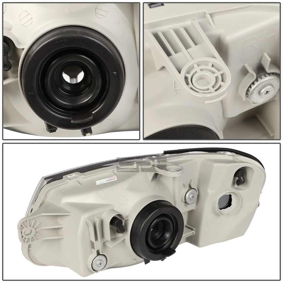 Juego de faros/lámparas de parachoques de esquina transparente carcasa cromada par de acentos Fit 2000-2002 Foto 4 de 4