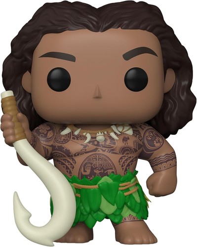 Disney: Moana 2 - Maui Funko Pop! 1547 with Protector Case Bundle - Picture 2 of 6