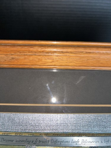 Una mappa del mondo nuova e accvrata 1626 mappa del mondo laminata cornice in legno incorniciata - Foto 5 di 5