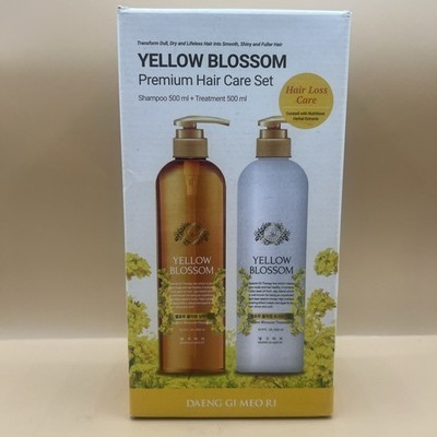 Daeng Gi Meo Ri -Yellow Blossom Premium Hair Care Shampoo & Treatment Set 1000ml
