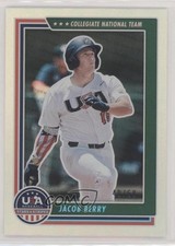 2022 Panini USA Baseball Stars & Stripes Holo Blue 40/60 Jacob Berry #94 0g4
