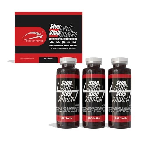 Engine Oil Stop Leak (3 oz) Re-seal Engine Treatment, Stop Leaks and Stop 