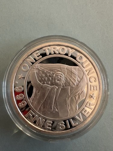 2024 1 Oz .999 Fine Silver TRUMP "TRUMP SURVIVES" Round Limited Edition