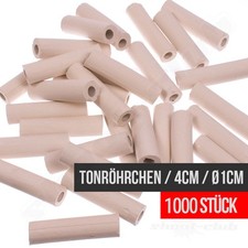 Tonr&ouml;hrchen f&uuml;r Kugelf&auml;nge 1000 Stk. ca. 4cm lang, Durchmesser ca.1cm