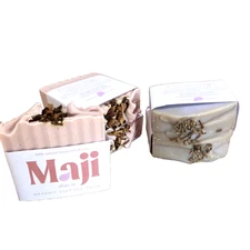 MAJI SOAP Handmade Soap Bars Natural Organic Hand Crafted 4 oz  Gift Set-5pc Set