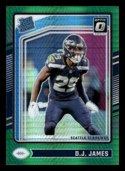 DJ James Panini Donruss Optic #222 Green Hyper