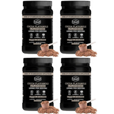 4 PACK Black Forest High Flavanol Cocoa Powder and Flavonoid Supplements 1200mg
