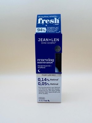 Jean & Len Renewing Booster Serum  0,14 % Retinol 0,05 % Retinal - 30ml *NEU*
