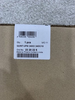NEW   QUINT-UPS/ 24DC/ 24DC/10-2320225 power supply &ex