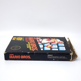 Super Mario Bros - NES Matte Sticker Seal 1985 Test Market Release - CIB GRAIL