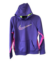 Nike Therma-Fit Hoodie Womens Size Medium Pullover Workout Gym Running Sweater