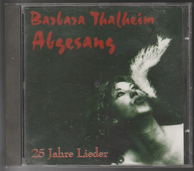 Barbara Thalheim - Abgesang - 25 Jahre Lieder  CD