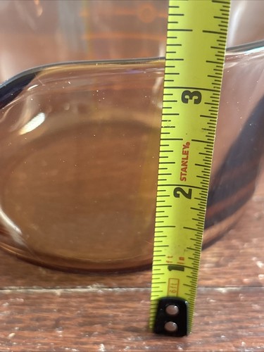 Vintage Corning Vision Amber 0,7 L Kochtopf mit Ausguss und Messlinien - Bild 5 von 7