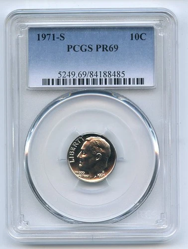 1971-S Roosevelt Dime Proof — photo from another recent sale