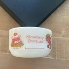 Vintage 1980 Anchor Hocking Fire King Bowl Strawberry Shortcake Milk Glass Bowl