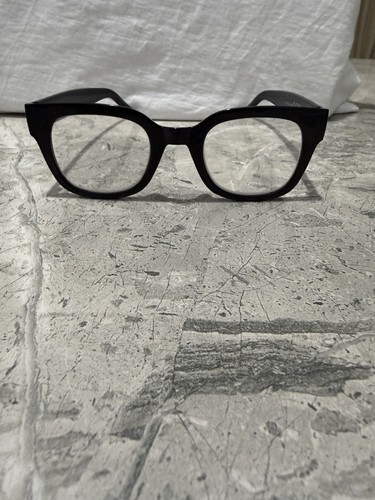 Black Square Reading Glasses +2.50 43716 14cm Wide 13cm Arms PD 62mm