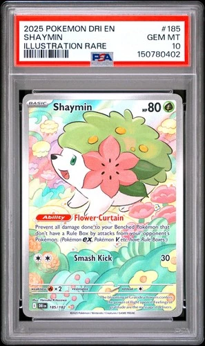 PSA 10 Shaymin #185 2025 Pokemon Destined Rivals 150780402