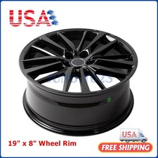 New 19 Gloss Black Alloy Wheel Rim For 2021-2024 Toyota Camry 75222 Xse
