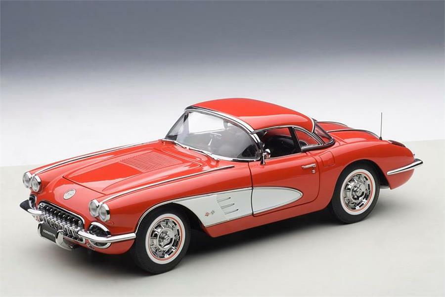 CHEVROLET CORVETTE SPIDER 1958 - AUTOART 1/18 | eBay