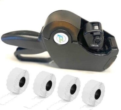 Prezzatrice Manuale Con Etichette - Stampa Prezzi Con Simboli E 8 Cifre