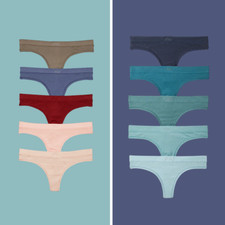 Victoria Secret PINK Thongs Women XS, S, M, L,XL Tea Dyed Cotton Multi-Color NEW