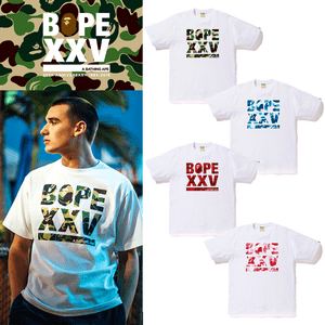 A Bathing Ape Men S Bape Xxv Cities Camo Logo Tee 25th Nw25 4colors New Ebay