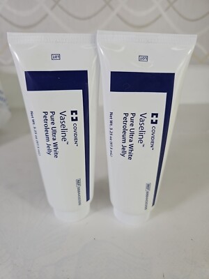 Covidien Vaseline Pure Ultra White Petroleum Jelly 3.25 Oz Pack of 2
