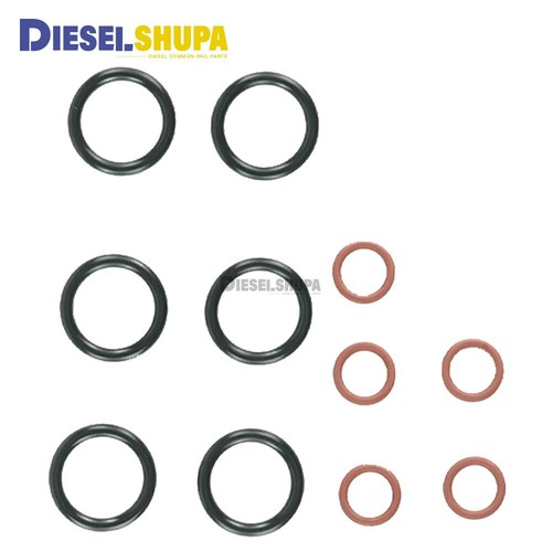 12PCS 095000-8011 Diesel Fuel Injector O-Ring Repair Kit O-ring + Oil Inlet Seal - Picture 6 of 8