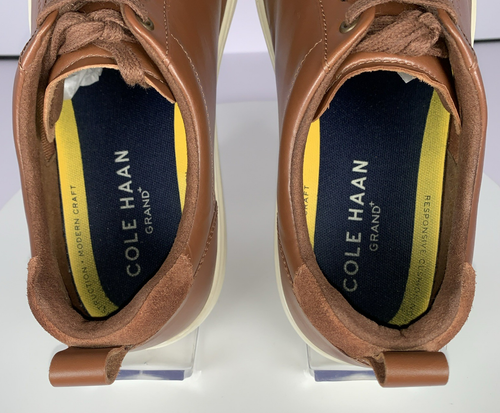 Cole Haan Herren Grand Plus Crosscourt C36924 Britisch Hellbraun Leder Sneaker Schuh 9,5 - Bild 18 von 19