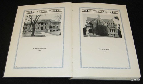 WASHBURN UNIVERSITY 1922 COLLEGE YEARBOOK TOPEKA KANSAS SPORTS ACADEMICS ADVERTS - Picture 2 of 4