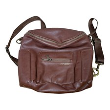 Fawn design diaper bag Brown Leather Original Ship Fast