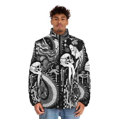 Aftertaste (Dragon V2) Men's Puffer Jacket (AOP) | eBay
