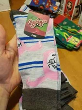 A Christmas Story Ralphie Bunny Costume 1 Pair Crew Socks Bioworld