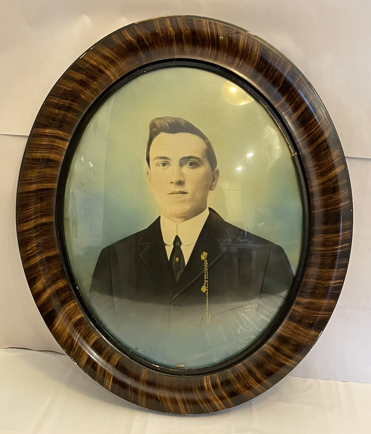 Oval Bubble Picture Frames With Glass