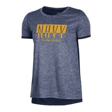 Champion Women's US Navy Grey Marathon III T-Shirt XXL NEW W TAG