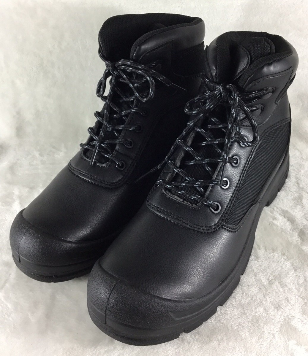 NINGO Work Boots Men's 10.5 Black Safety Composite-Toe Waterproof