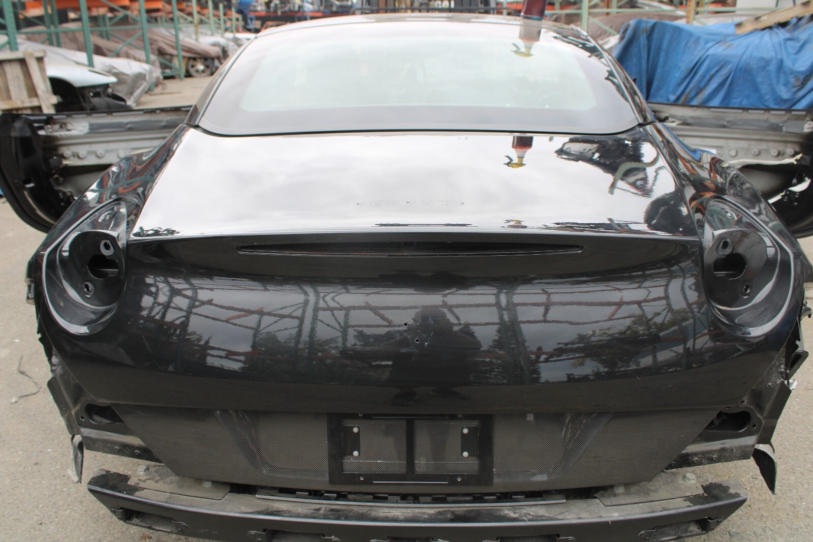 Ferrari California, Decklid Tailgate Shell, Black, Used P/N 69803810