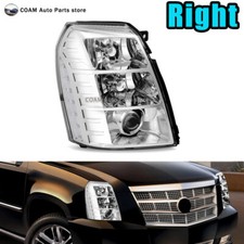 Right Headlights For Cadillac Escalade 2007-2014 Chrome HID/Xenon Projector
