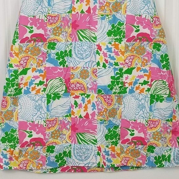 Lilly Pulitzer Preppy Patchwork Halter Dress - image 6