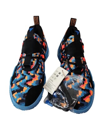 adidas Trae Young 1 Pixel Black Blue Multi GY0289 Men's Size