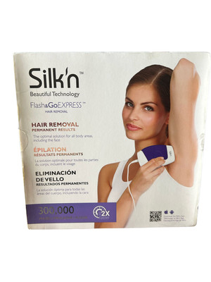 Silk n Flash & Go Express   Depiladora Láser IPL 300,000 Pulsos   Permanente
