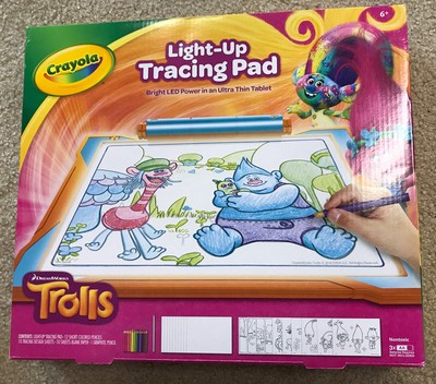 trolls light up tracing pad