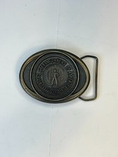 Vintage United Steelworkers of America Belt Buckle