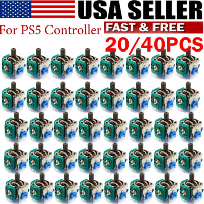 #ad 20 40Pcs Analog Stick Joystick Replacement For PS5 Controller US $14.25
