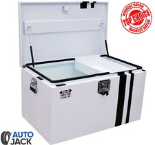 Tool Box Large Steel Heavy Duty Site Storage Chest Lockable Gas Struts Van Job