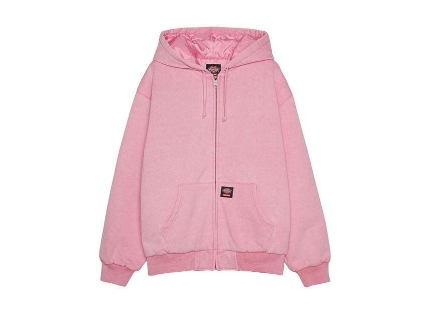 Supreme x Dickies Quilted Lined Zip Up Hooded Sweatshirt Supreme x Dickies Quilted Lined Zip Up Hooded Sweatshirt