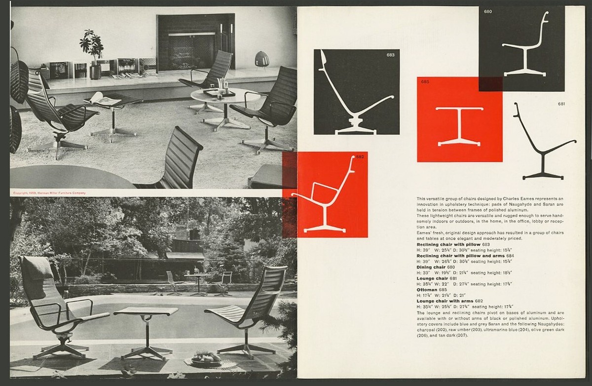 HERMAN MILLER INC CATALOGUE 1961ハードケース HERMAN MILLER INC CATALOGUE 1961ハードケース HERMAN MILLER