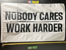 Motivation Flag FREE FIRST CLASS SHIP W Workout Cool Fitness Beer USA Sign 3x5'